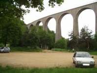 Vue du parking. 