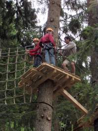En cas de problme, un moniteur accourt rapidement...
