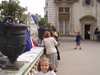 Depuis la terrasse